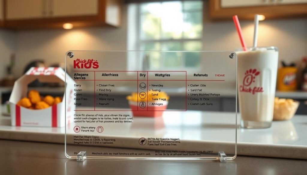 chick fil a kids menu allergens