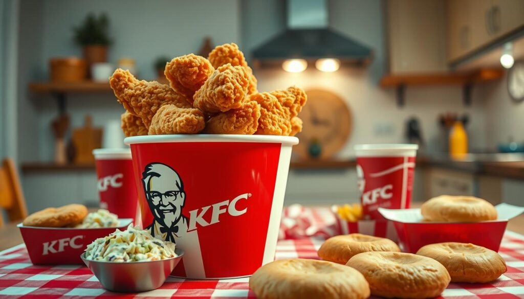 kfc bucket of chicken