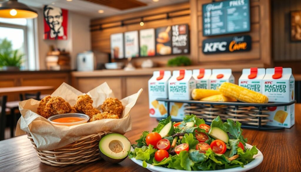 kfc dairy free items