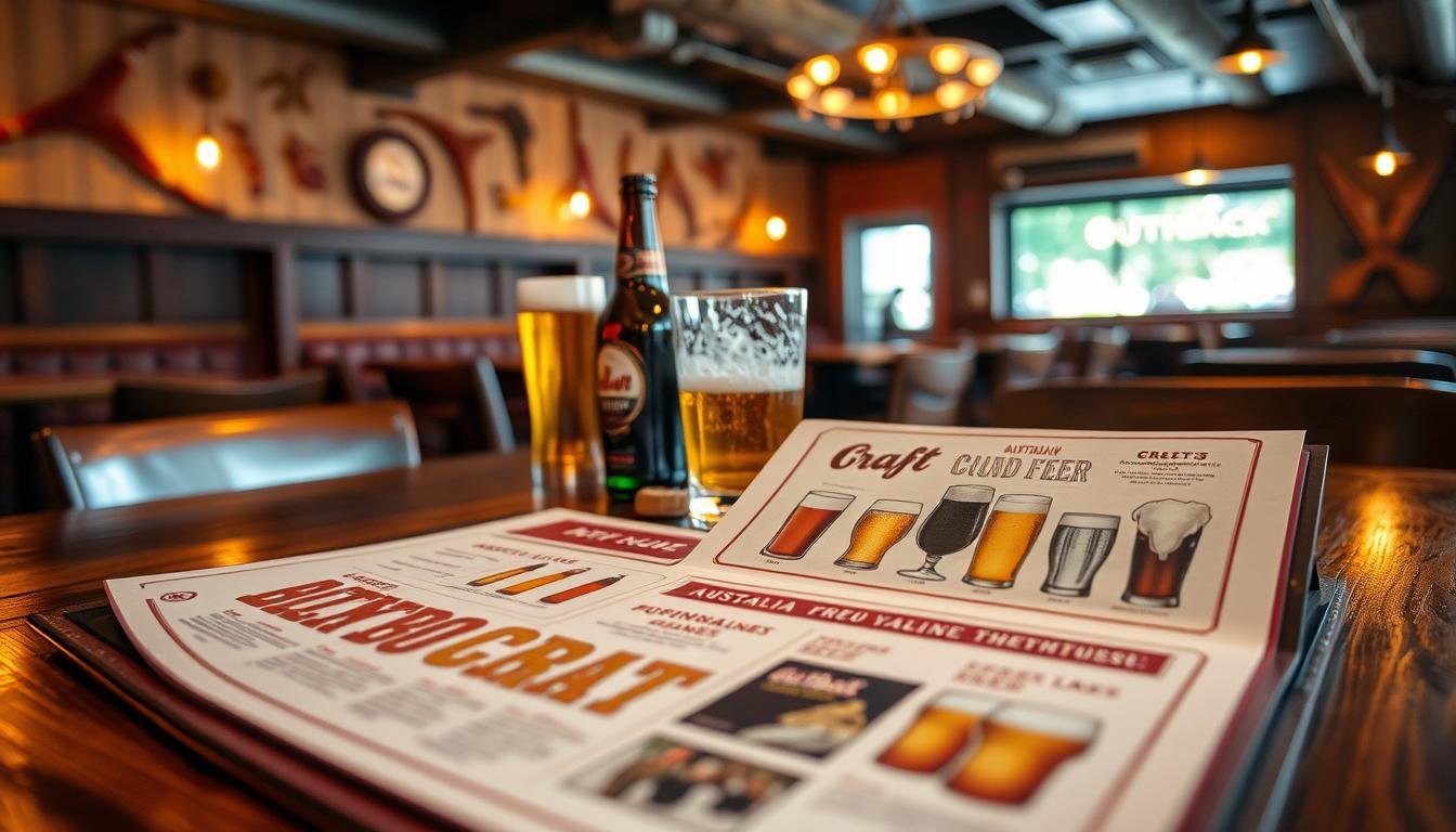 outback steakhouse beer menu