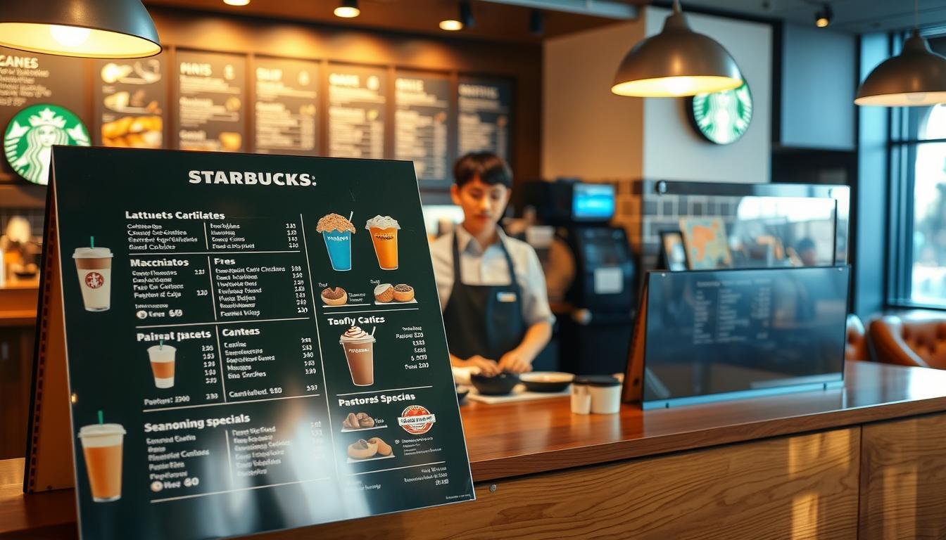 starbucks menu with prices