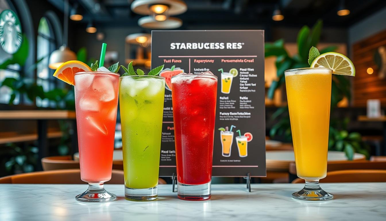 starbucks refreshers menu
