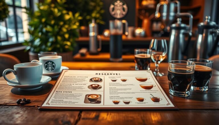 starbucks reserve menu