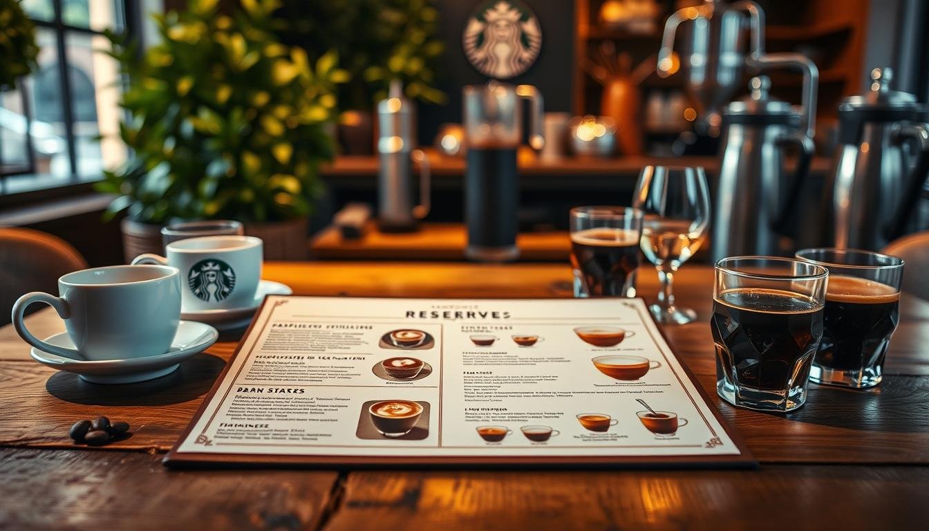 starbucks reserve menu